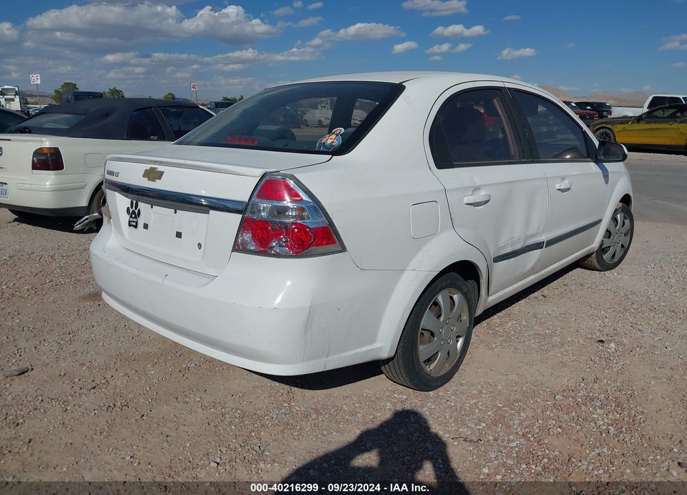 2010 CHEVROLET AVEO LT VIN: KL1TG5DE8AB046300
