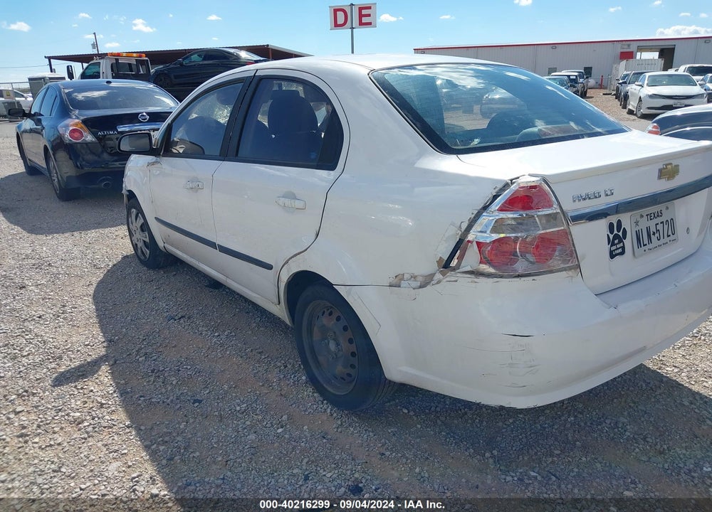 2010 CHEVROLET AVEO LT VIN: KL1TG5DE8AB046300