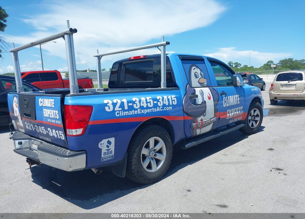 2012 NISSAN TITAN SV VIN: 1N6BA0EDXCN309318