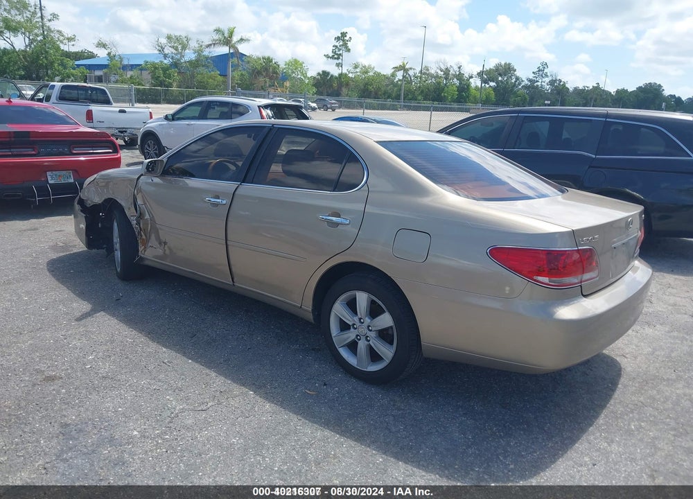 2005 LEXUS ES 330 VIN: JTHBA30G555061390