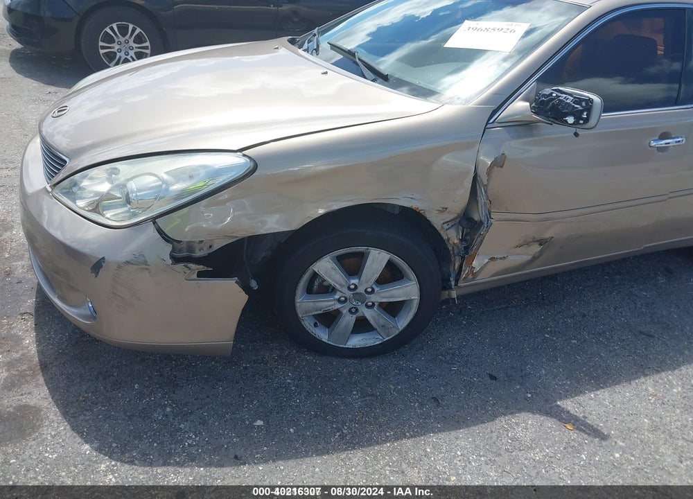 2005 LEXUS ES 330 VIN: JTHBA30G555061390