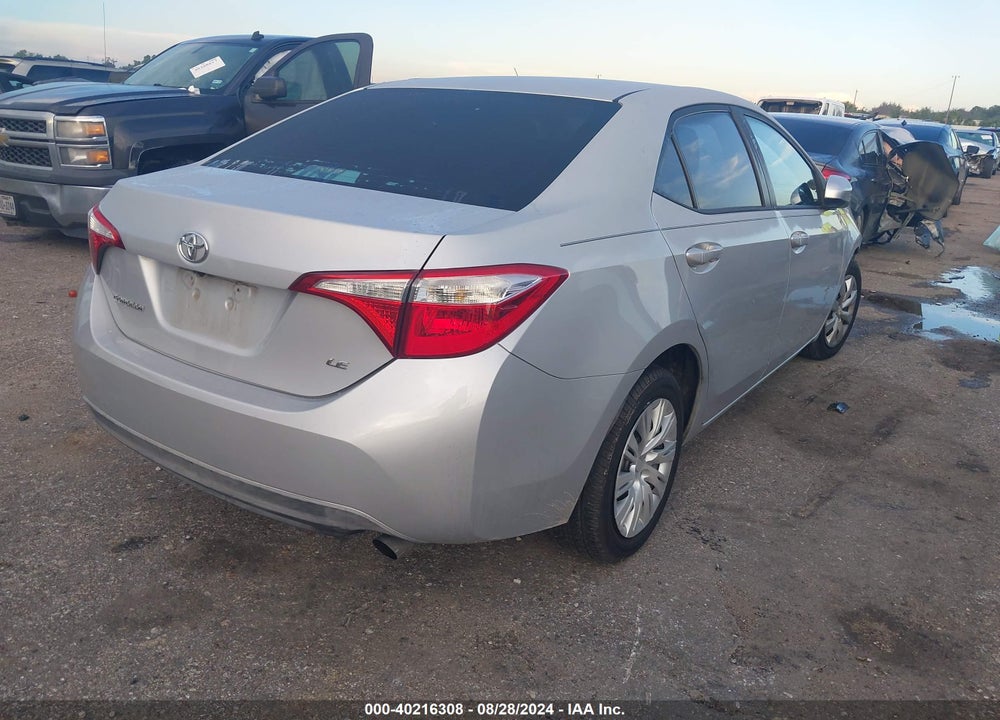 2015 TOYOTA COROLLA LE VIN: 2T1BURHE8FC230238