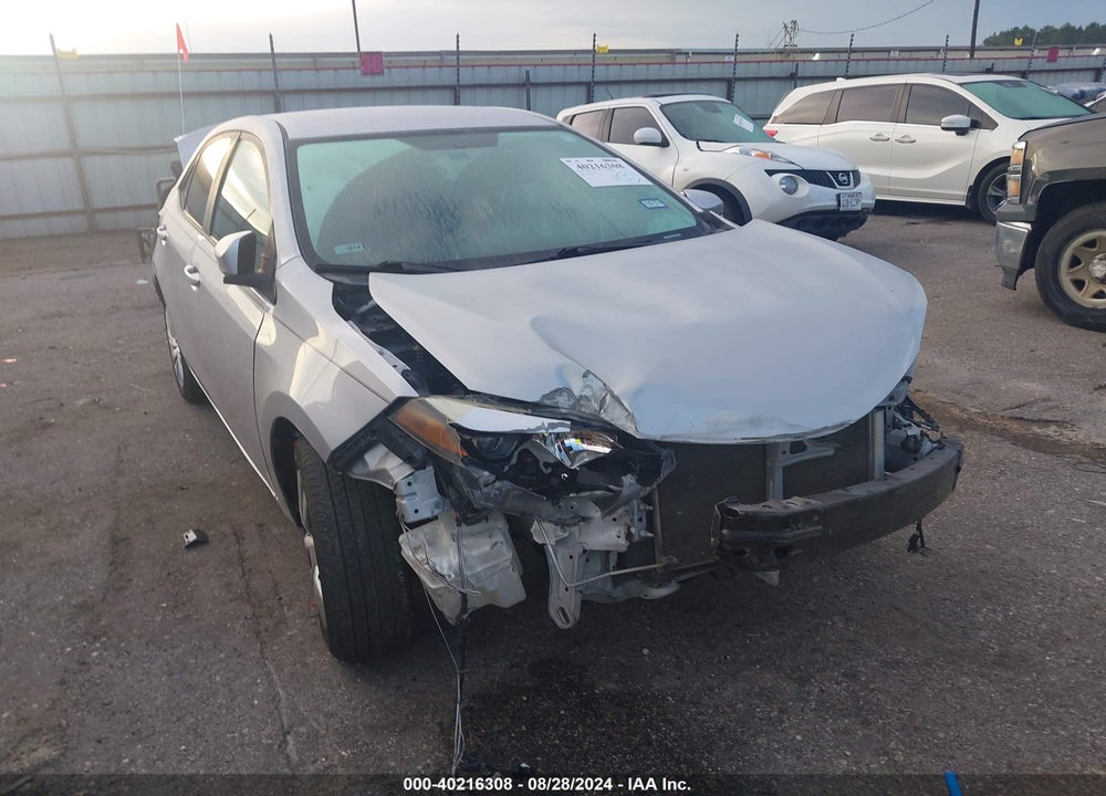 2015 TOYOTA COROLLA LE VIN: 2T1BURHE8FC230238