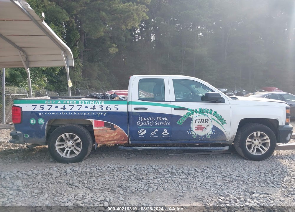2014 CHEVROLET SILVERADO 1500 WORK TRUCK 1WT VIN: 1GCRCPEH0EZ224362