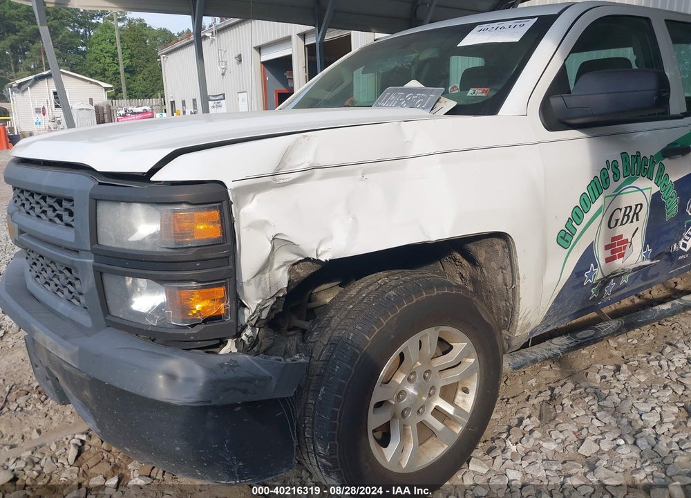 2014 CHEVROLET SILVERADO 1500 WORK TRUCK 1WT VIN: 1GCRCPEH0EZ224362