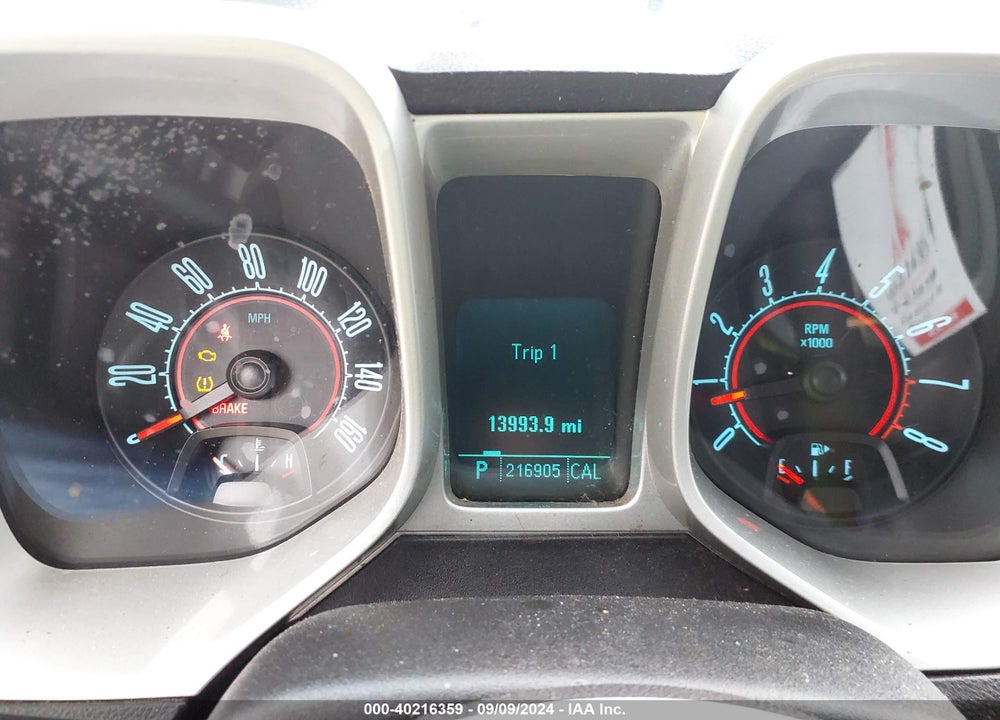 2011 CHEVROLET CAMARO VIN: 2G1FC1ED3B9104700