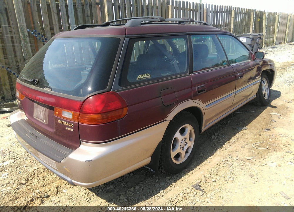 1999 SUBARU LEGACY 30TH ANN. OUTBACK LTD./OUTBACK VIN: 4S3BG6858X7654933