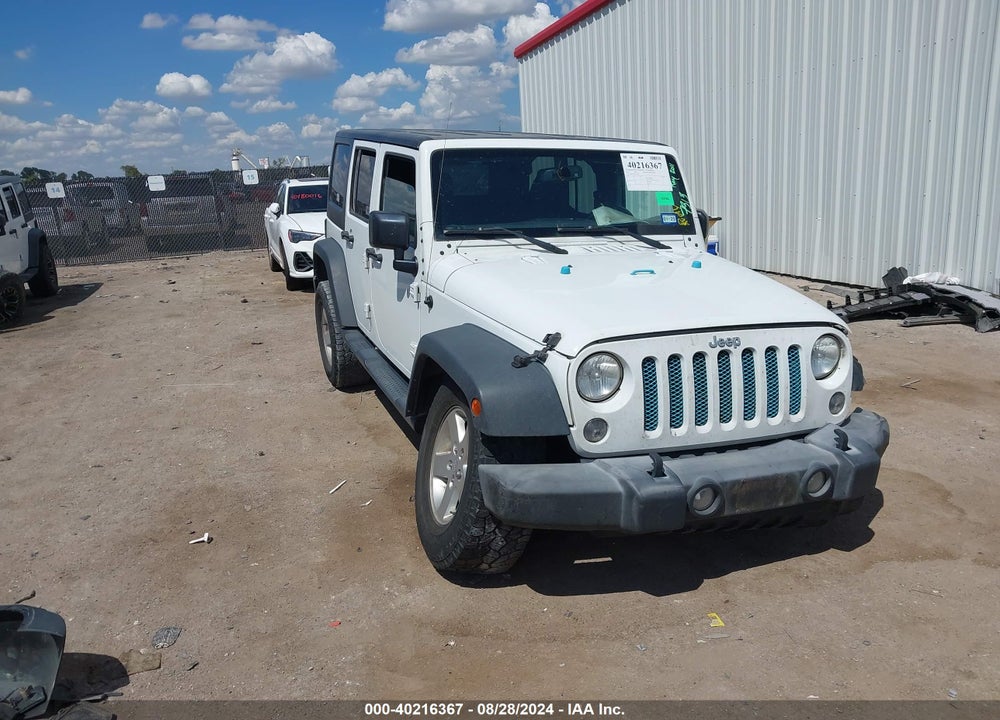 2016 JEEP WRANGLER UNLIMITED SPORT VIN: 1C4BJWDG9GL187313