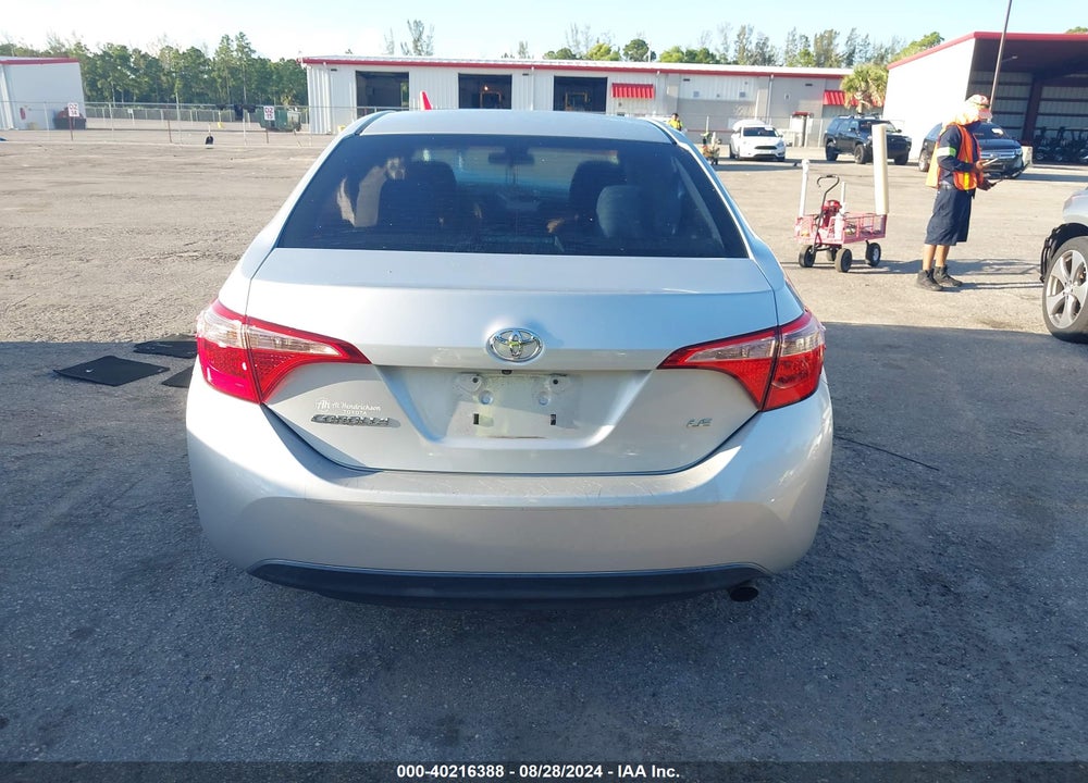 2017 TOYOTA COROLLA LE VIN: 5YFBURHE4HP615671