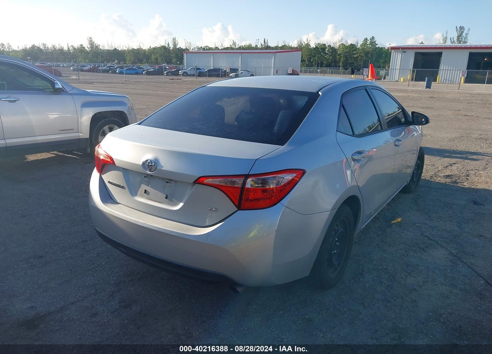 2017 TOYOTA COROLLA LE VIN: 5YFBURHE4HP615671