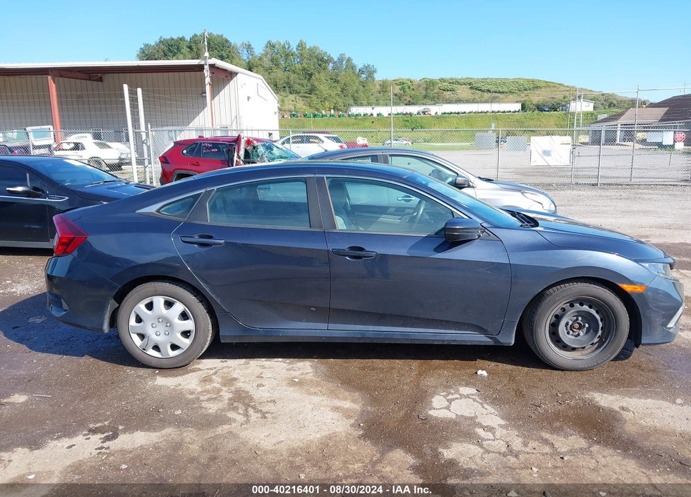2019 HONDA CIVIC LX VIN: 19XFC2F65KE034521