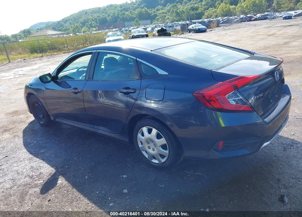 2019 HONDA CIVIC LX VIN: 19XFC2F65KE034521