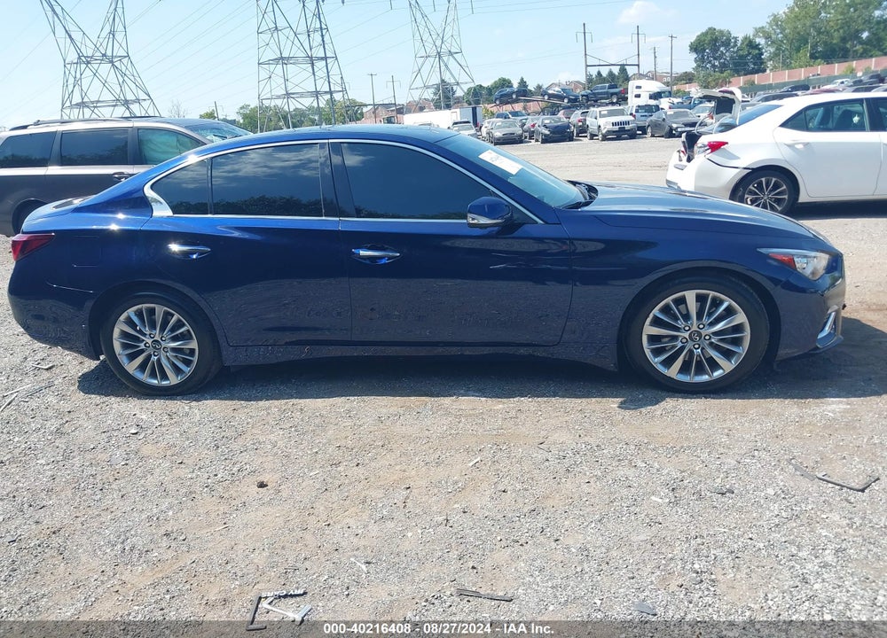 2021 INFINITI Q50 LUXE AWD VIN: JN1EV7BR6MM753397