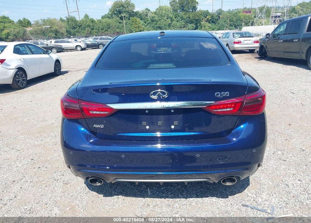 2021 INFINITI Q50 LUXE AWD VIN: JN1EV7BR6MM753397