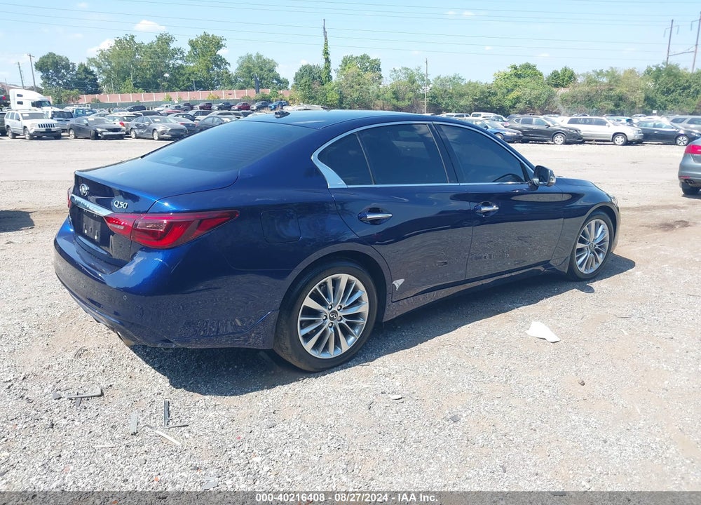 2021 INFINITI Q50 LUXE AWD VIN: JN1EV7BR6MM753397