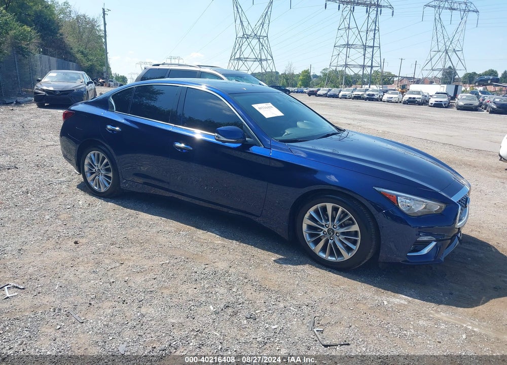 2021 INFINITI Q50 LUXE AWD VIN: JN1EV7BR6MM753397