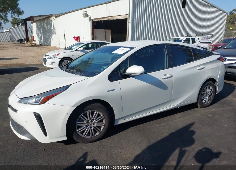 2019 TOYOTA PRIUS LE VIN: JTDKARFU4K3083633