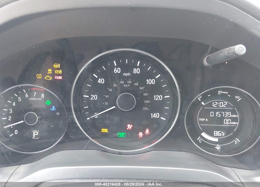 2019 HONDA HR-V LX VIN: 3CZRU5H37KG715843