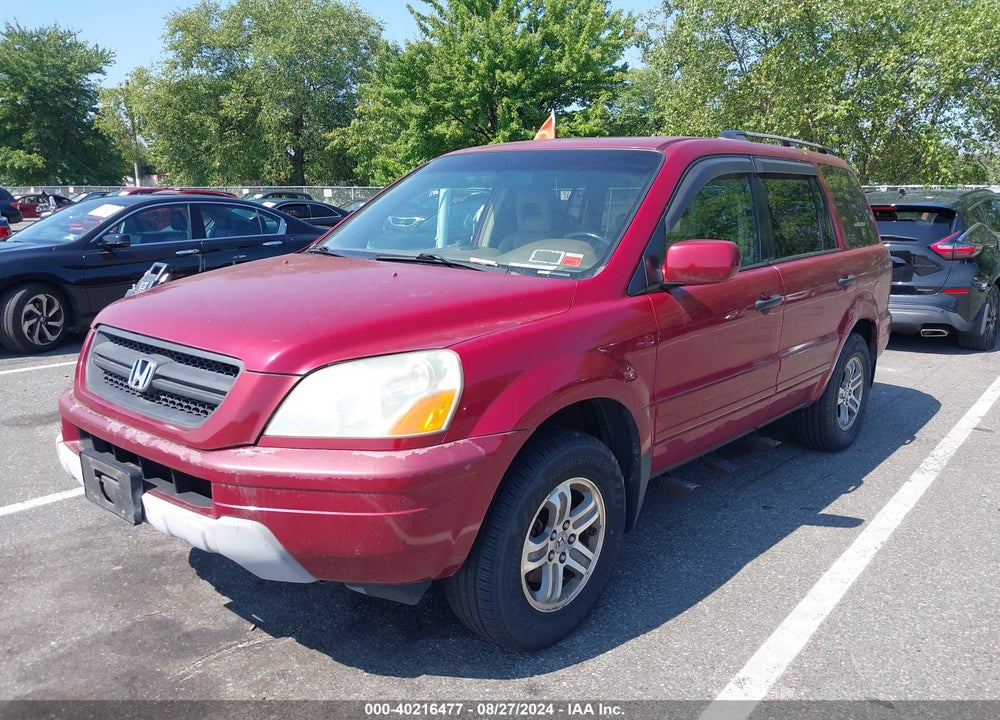 2005 HONDA PILOT EX-L VIN: 5FNYF18635B000552