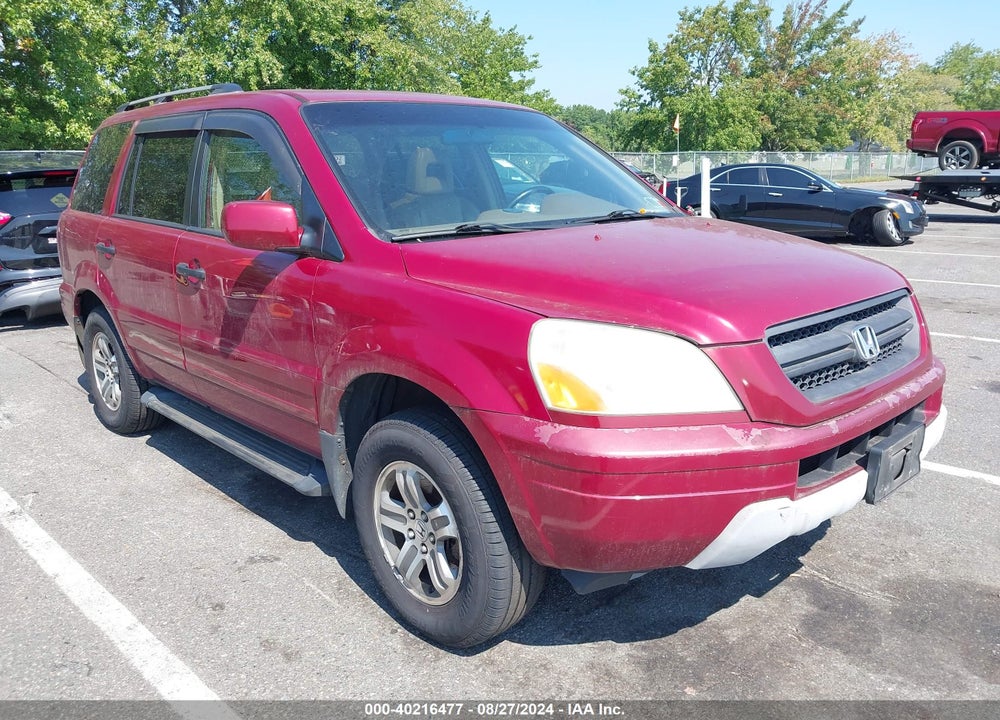 2005 HONDA PILOT EX-L VIN: 5FNYF18635B000552