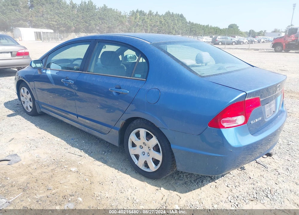 2006 HONDA CIVIC LX VIN: 1HGFA16576L039192