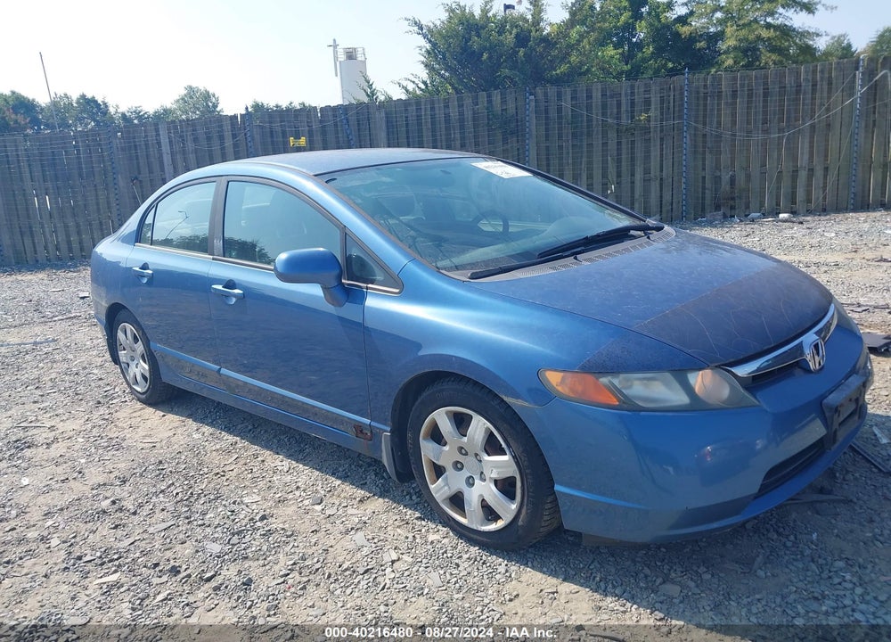 2006 HONDA CIVIC LX VIN: 1HGFA16576L039192