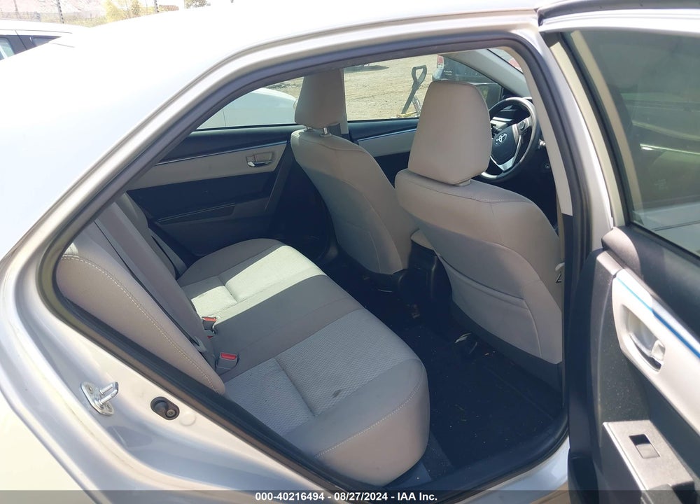 2016 TOYOTA COROLLA LE VIN: 2T1BURHE6GC703877