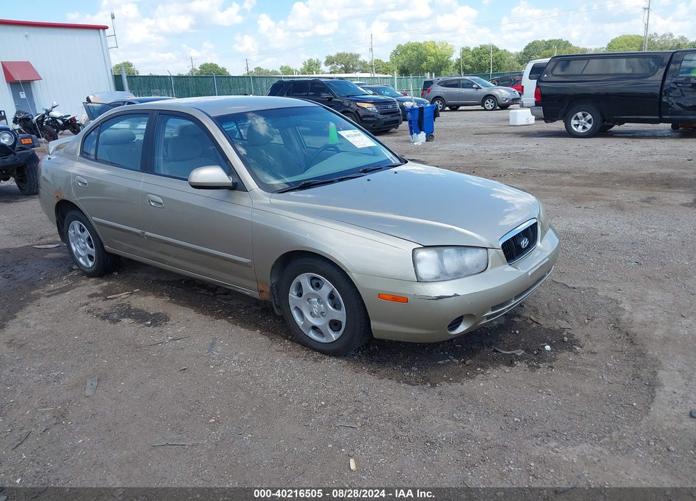 2002 HYUNDAI ELANTRA GLS VIN: KMHDN45D02U459820