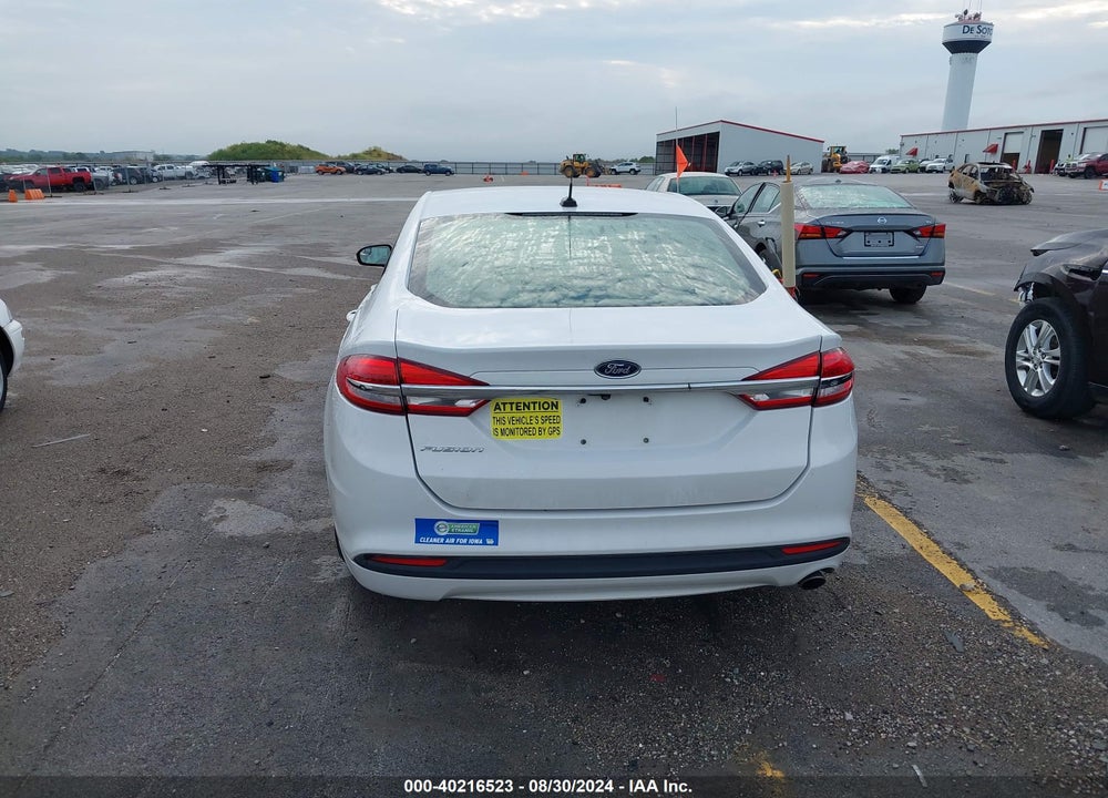2017 FORD FUSION S VIN: 3FA6P0G77HR358318