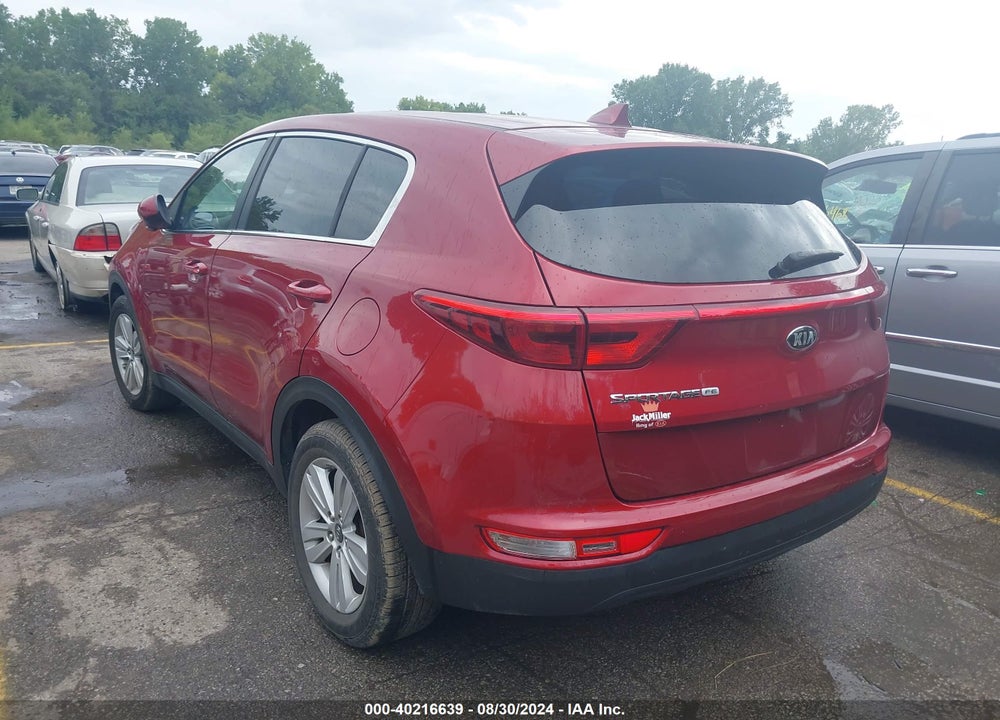 2018 KIA SPORTAGE LX VIN: KNDPM3AC1J7485917