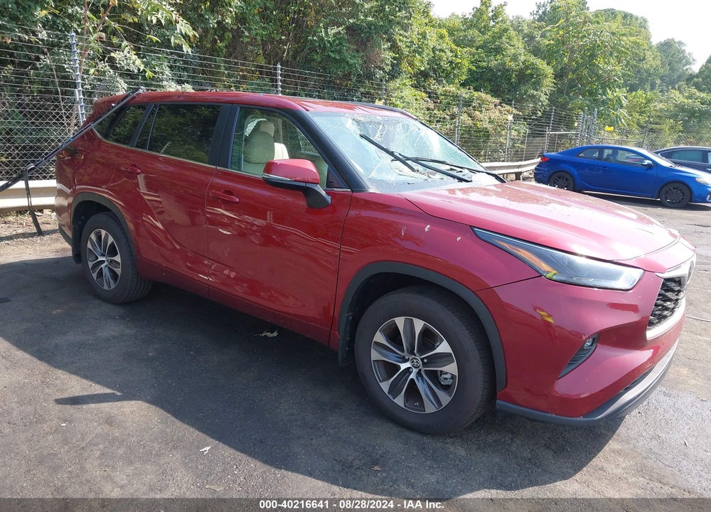 2024 TOYOTA HIGHLANDER XLE VIN: 5TDKDRAH8RS540695