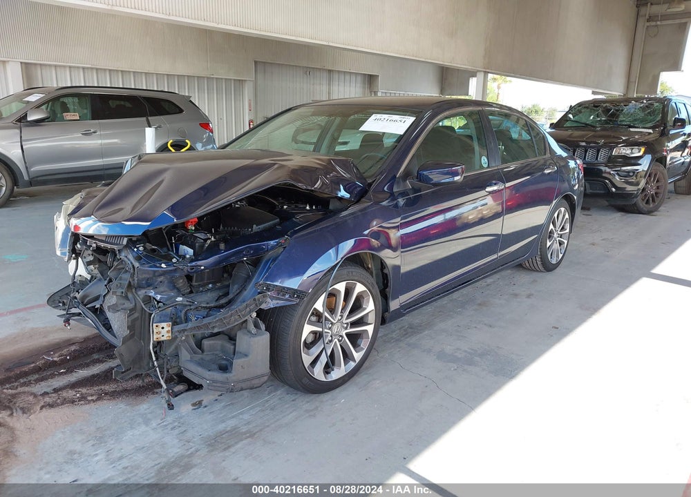 2015 HONDA ACCORD SPORT VIN: 1HGCR2F55FA241591