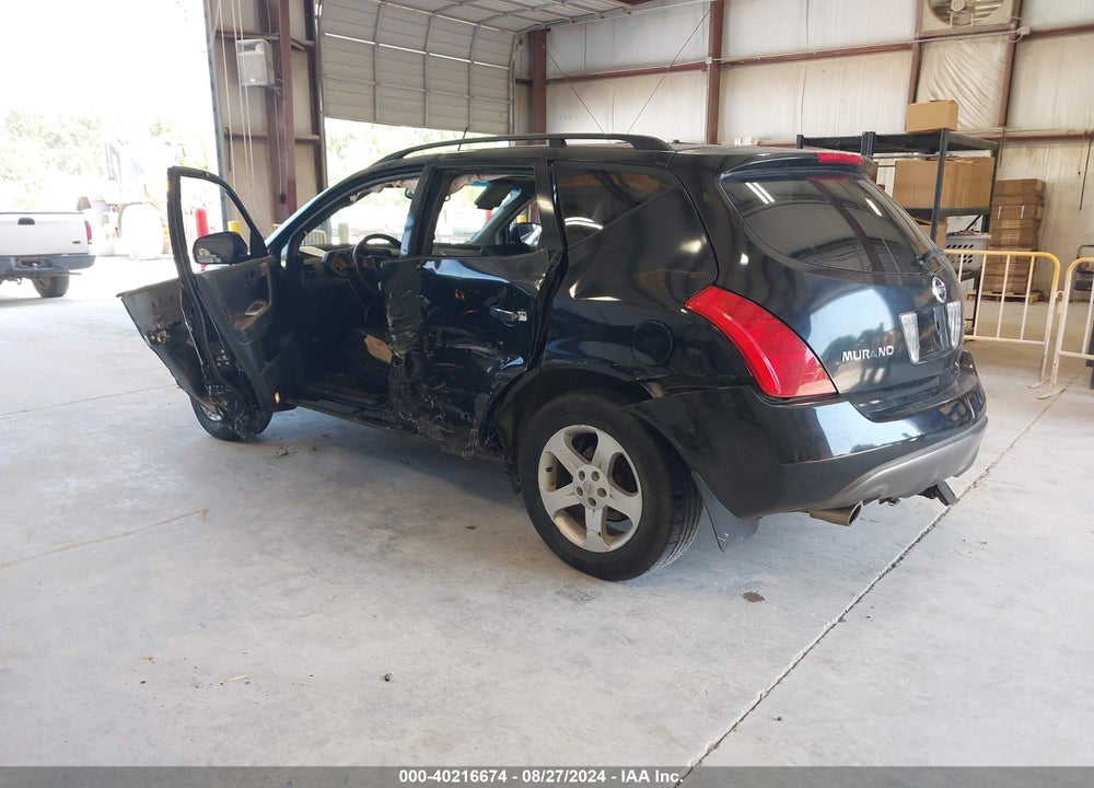 2003 NISSAN MURANO SL VIN: JN8AZ08TX3W104669