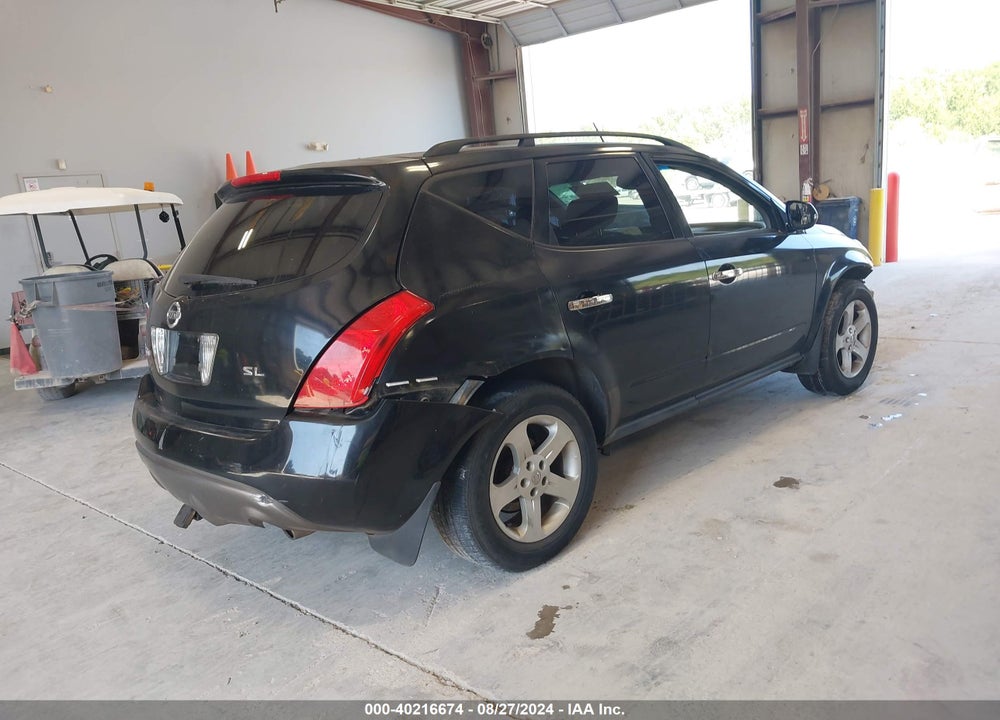 2003 NISSAN MURANO SL VIN: JN8AZ08TX3W104669