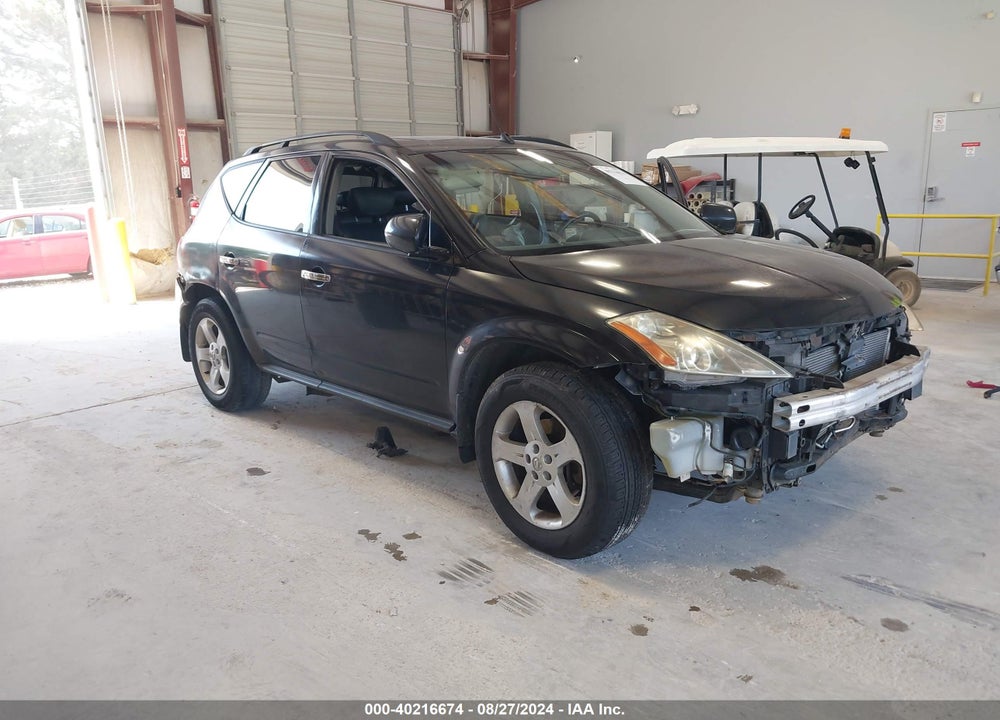 2003 NISSAN MURANO SL VIN: JN8AZ08TX3W104669