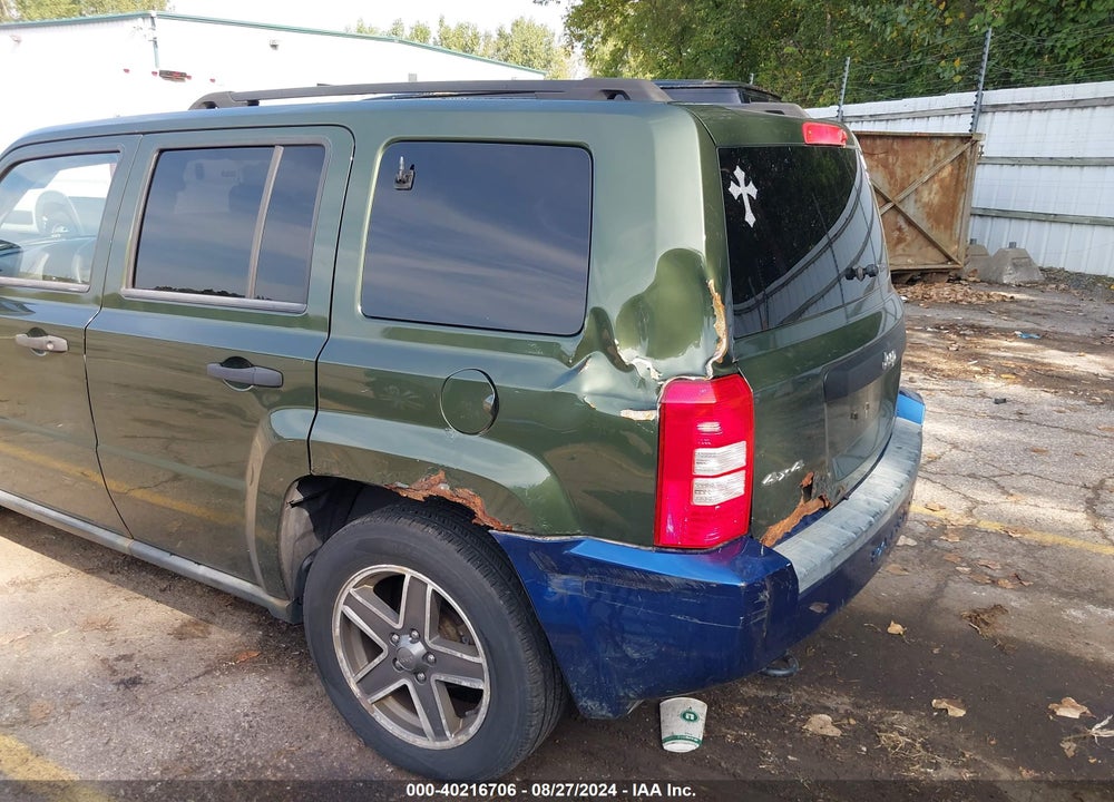 2009 JEEP PATRIOT SPORT VIN: 1J4FF28B19D249577