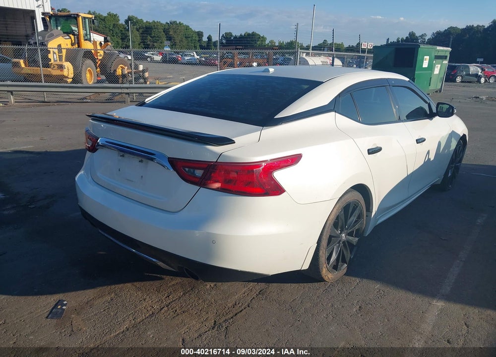 2017 NISSAN MAXIMA 3.5 SR VIN: 1N4AA6AP9HC436037