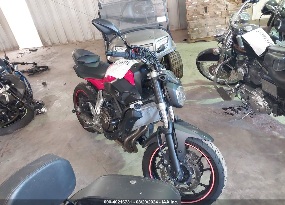 2015 YAMAHA FZ07 VIN: JYARM06E2FA001700