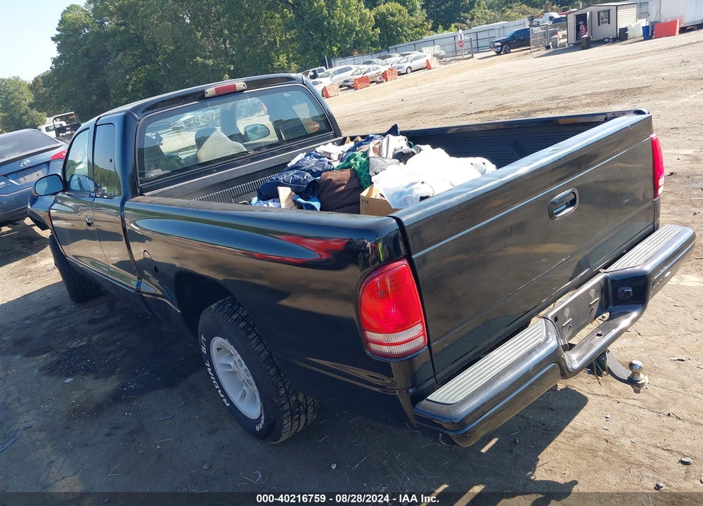 2000 DODGE DAKOTA SLT/SPORT VIN: 1B7GL22N3YS745559