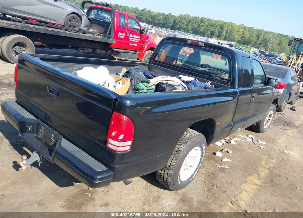 2000 DODGE DAKOTA SLT/SPORT VIN: 1B7GL22N3YS745559