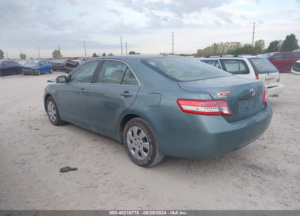 2011 TOYOTA CAMRY LE VIN: 4T1BF3EK0BU662526