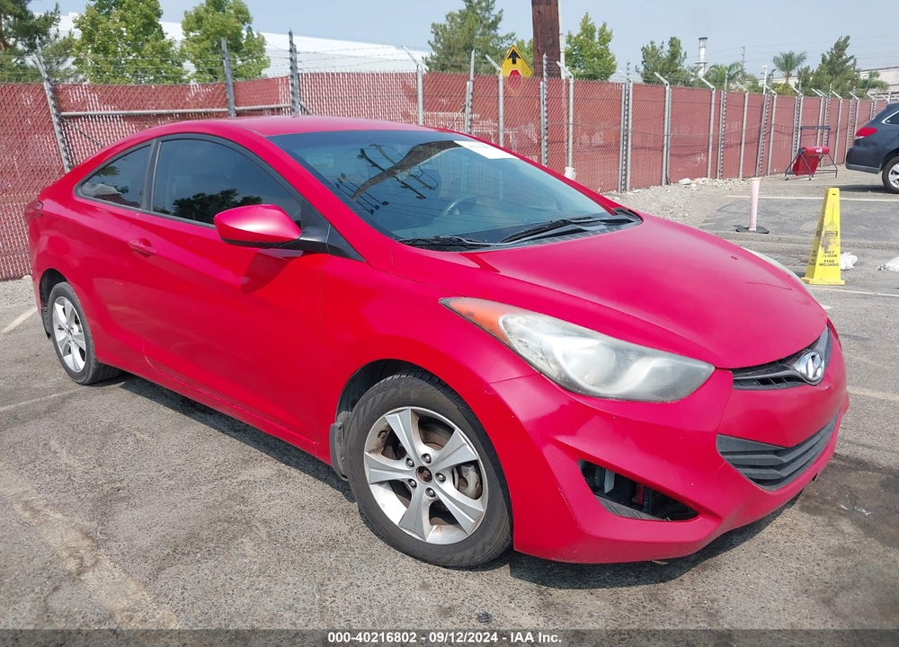 2013 HYUNDAI ELANTRA GS VIN: KMHDH6AE1DU017424