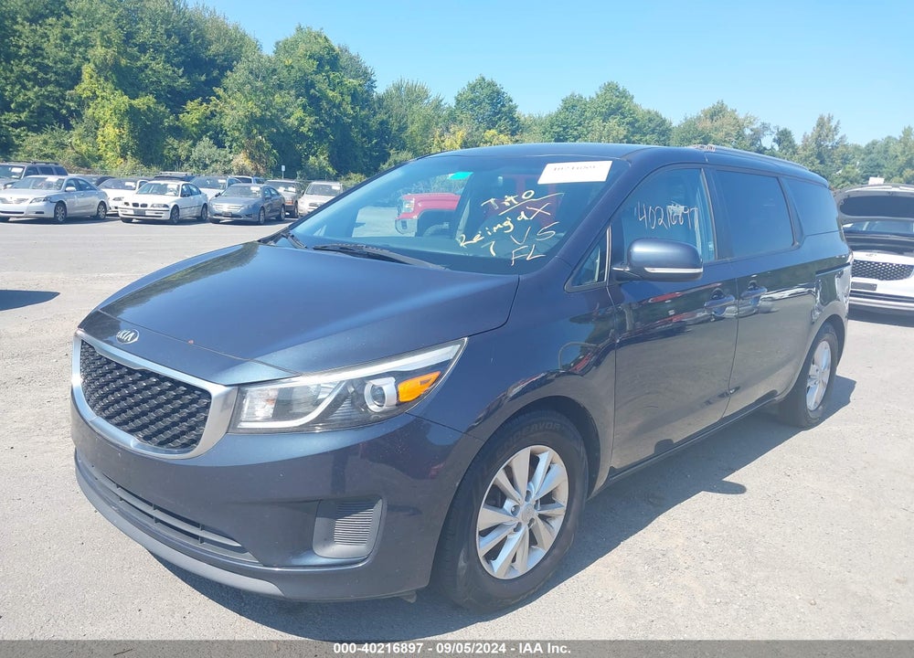 2016 KIA SEDONA LX VIN: KNDMB5C16G6129705