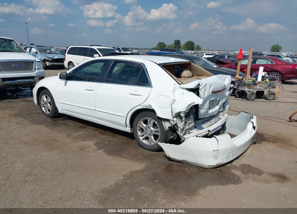2007 HONDA ACCORD 2.4 EX VIN: 1HGCM568X7A111818