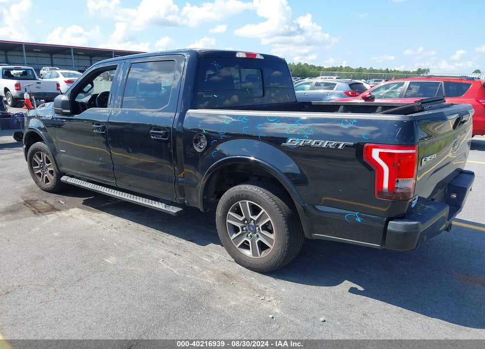 2016 FORD F-150 XLT VIN: 1FTEW1CP3GKF08626