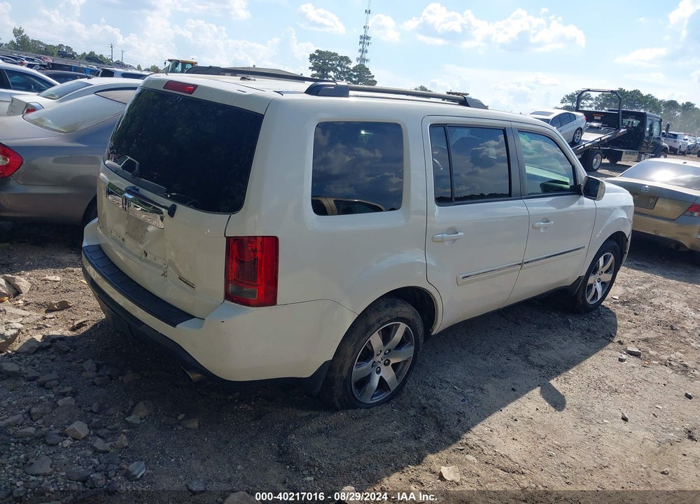 2013 HONDA PILOT TOURING VIN: 5FNYF3H98DB026374