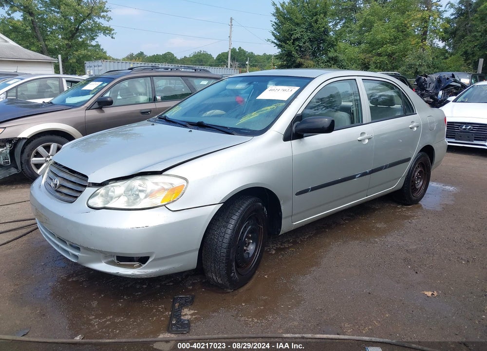 2003 TOYOTA COROLLA CE VIN: JTDBR32E632003809
