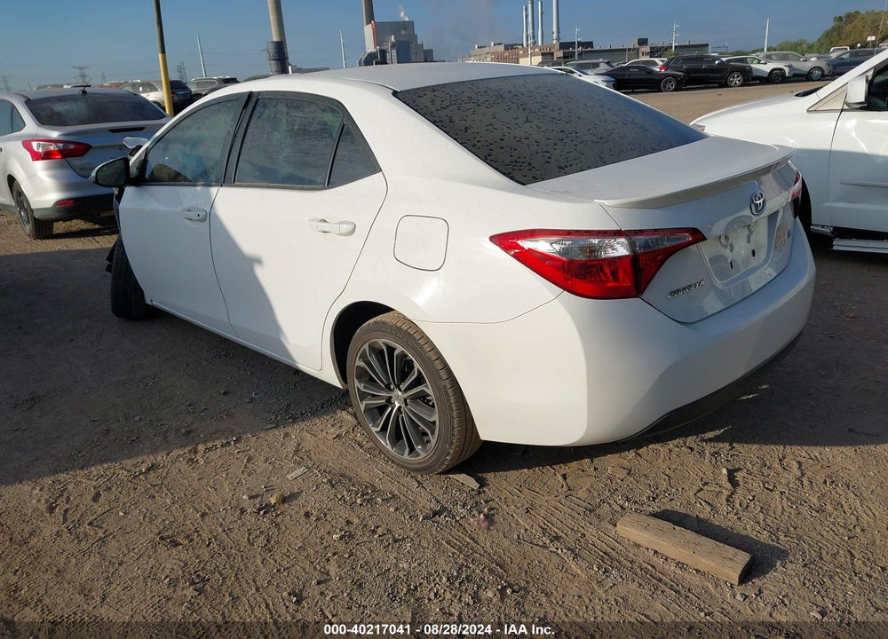 2015 TOYOTA COROLLA S PLUS VIN: 2T1BURHE2FC300851