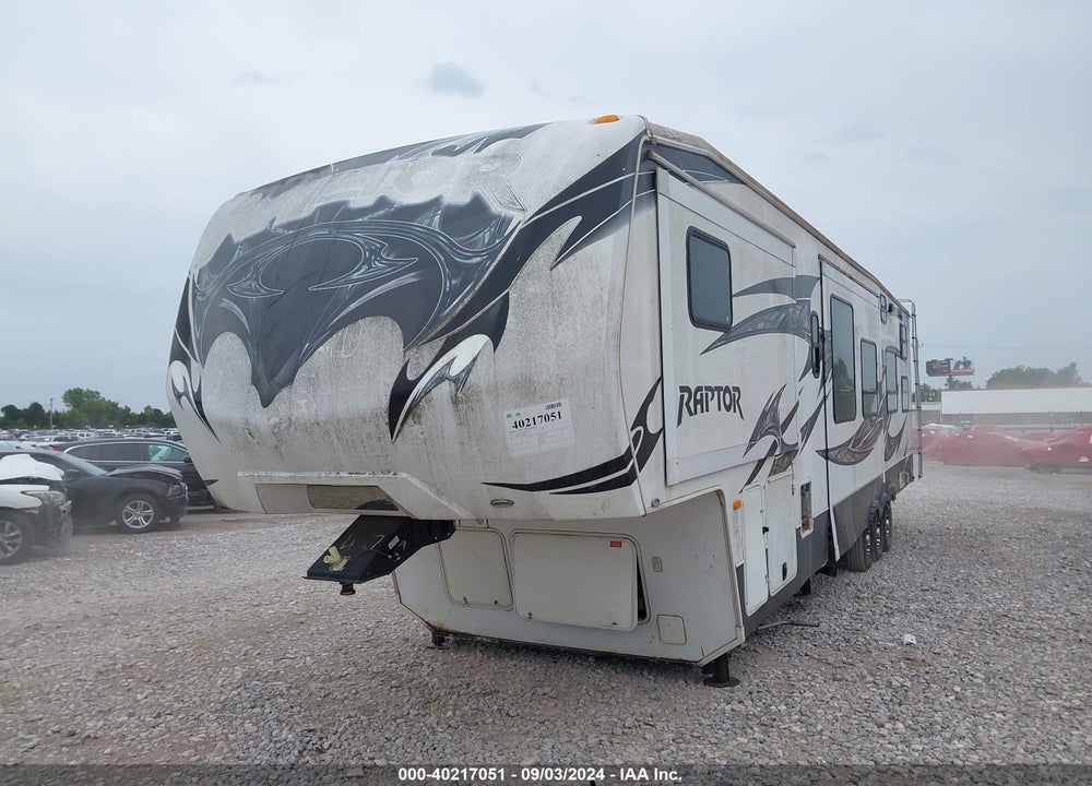 2013 KEYSTONE RAPTOR 381 VIN: 4YDF38120DR800487