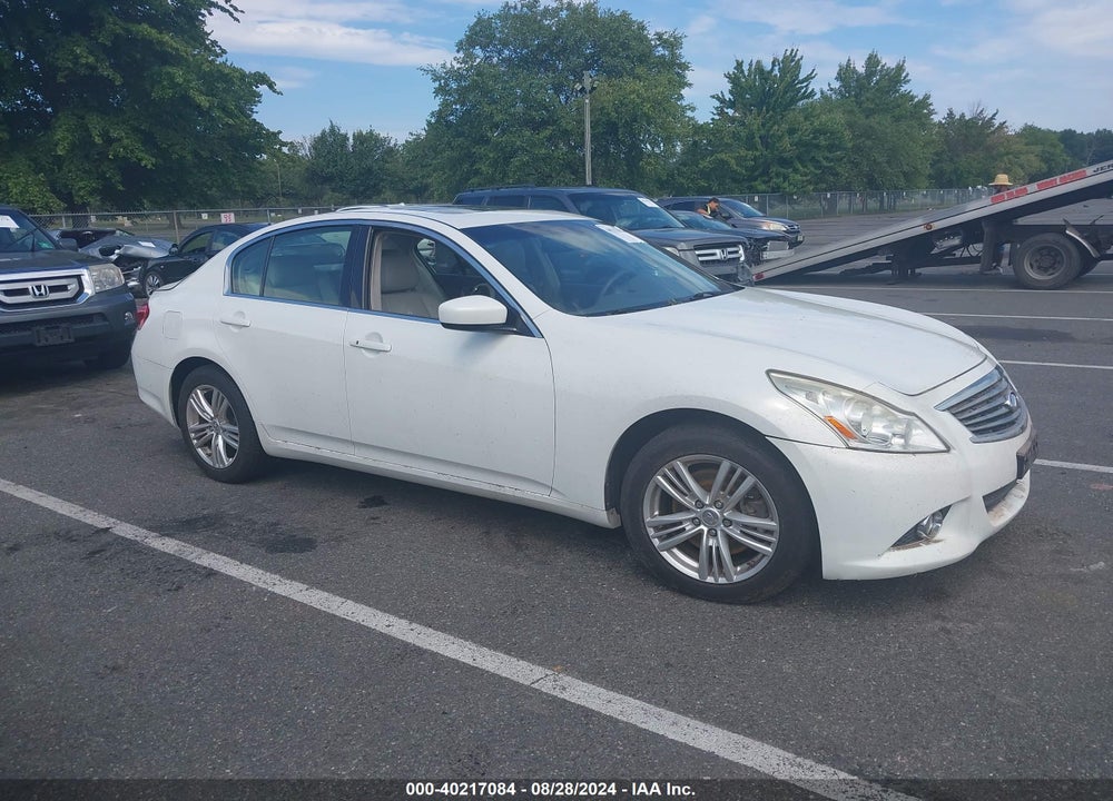 2010 INFINITI G37X VIN: JN1CV6AR9AM254575